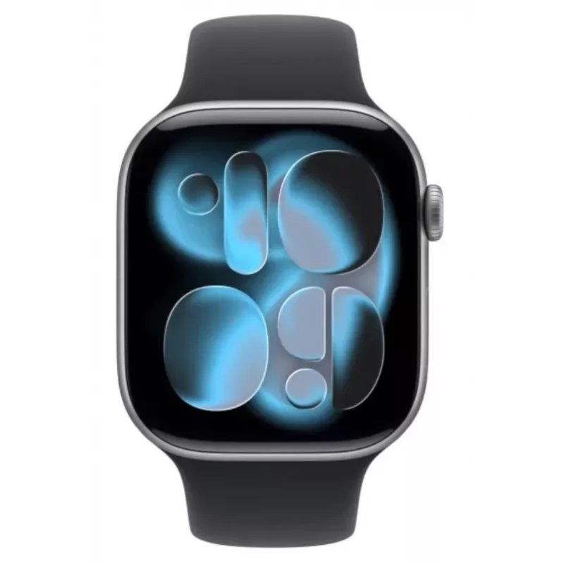 Watch Series 11 GPS+Cellular 46mm Space Grey Alumiiniumkorpuse ja musta spordirihmaga - M/L