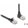 DeLOCK RJ45 võrgukaabel Cat.6A 2 m must