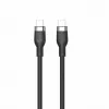 HYPER HyperJuice 240W Silikoonist USB-C–USB-C kaabel (6 jalga/2 m) – must