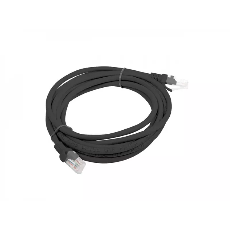 Võrgukaabel LANBERG PCU5-10CC-0300-BK U/UTP Cat5e, 3 m, Must