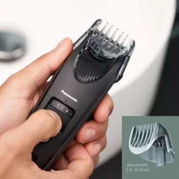 Habemetrimmer Panasonic ER-SB40-K803 — 0,5–10 mm, 19 astet, Li-Ion, juhtmega/juhtmevaba, must
