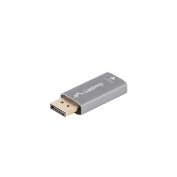 Lanberg AD-DP-HD-03 videokaabli adapter 0 m DisplayPort HDMI hõbedane