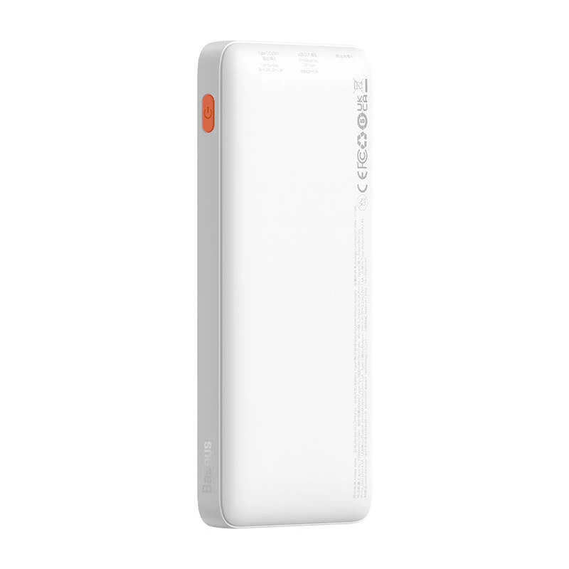 Baseus Airpow Liitiumpolümeer-akupank 10000 mAh 20 W Valge