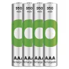 Patareid R03/AAA NI-MH 950mAh blister 4 tk.