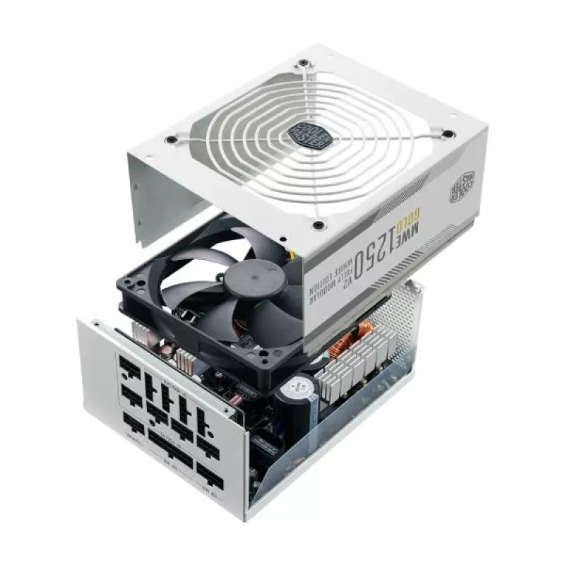 Toiteplokk MWE Gold V2 1250W 80+GOLD ATX 3.0 valge
