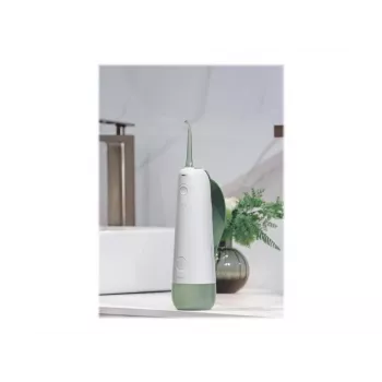 Oclean W10 kaasaskantav suuveesurvepesur - valge/roheline suuveeirrigaator 200 ml paagiga