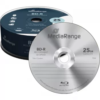 BD-R tühiplaat MediaRange MR514 25 GB 25 tk
