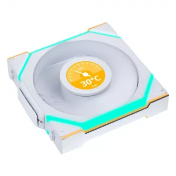 Korpuse ventilaator Lian Li Uni Fan SL-INF 120 mm valge, 2100 p/min, 2,66 mmH2O, FDB, 12 V (3 tk)