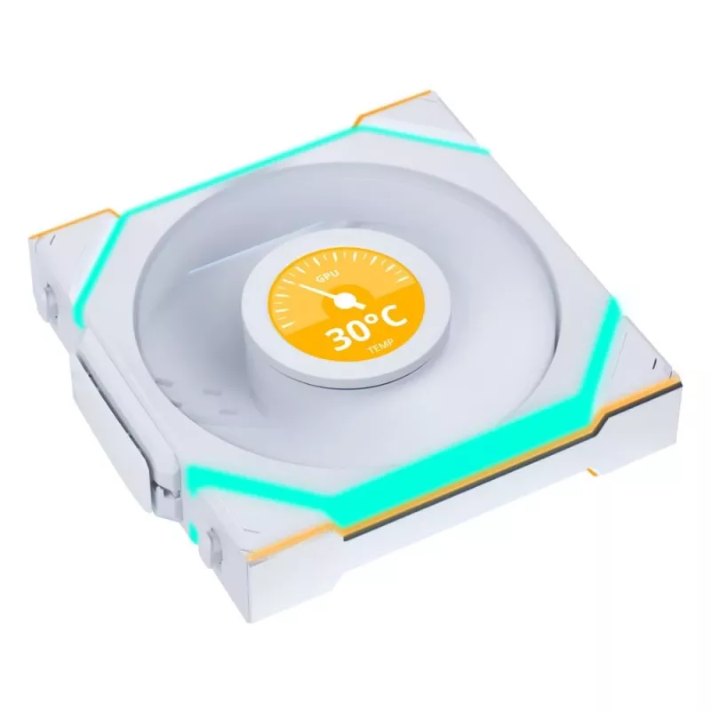 Korpuse ventilaator Lian Li Uni Fan SL-INF 120 mm valge, 2100 p/min, 2,66 mmH2O, FDB, 12 V (3 tk)