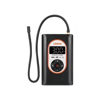 Rehvipump Ledvance O4062172306294 — 12V laetav kompressor, 8,3 bar, digitaalne ekraan