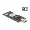 Delock 63166 USB 3.0 Type-A M.2 Key B muundurile SIM-pesaga