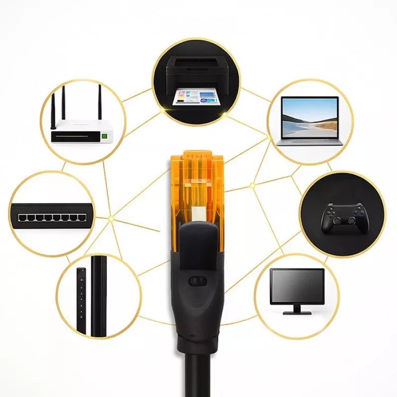 UTP patchcord-kaabel QOLTEC 30 m Cat6 2×RJ45 must