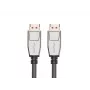 DisplayPort-kaabel LANBERG CA-DPDP-20CU-0010-BK — DisplayPort-DisplayPort, 1 m, Must/Hõbedane