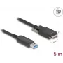 Aktiivne optiline kaabel DeLOCK 83211 USB Type-A isane – Micro-B isane 5 m 10 Gbps