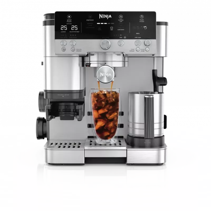 Espressomasin Ninja ES601EU — 2 L veepaak, 1 tassi maht, must/roostevaba teras