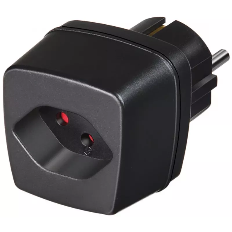 brennenstuhl reisiadapter - toitepesa adapter - must (1508480)