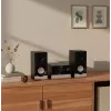 Kodune helimikrosüsteem BLAUPUNKT MS40.2BT — 2×50 W RMS, Bluetooth, CD, USB, HDMI ARC, optiline sisend, LED-ekraan (must)