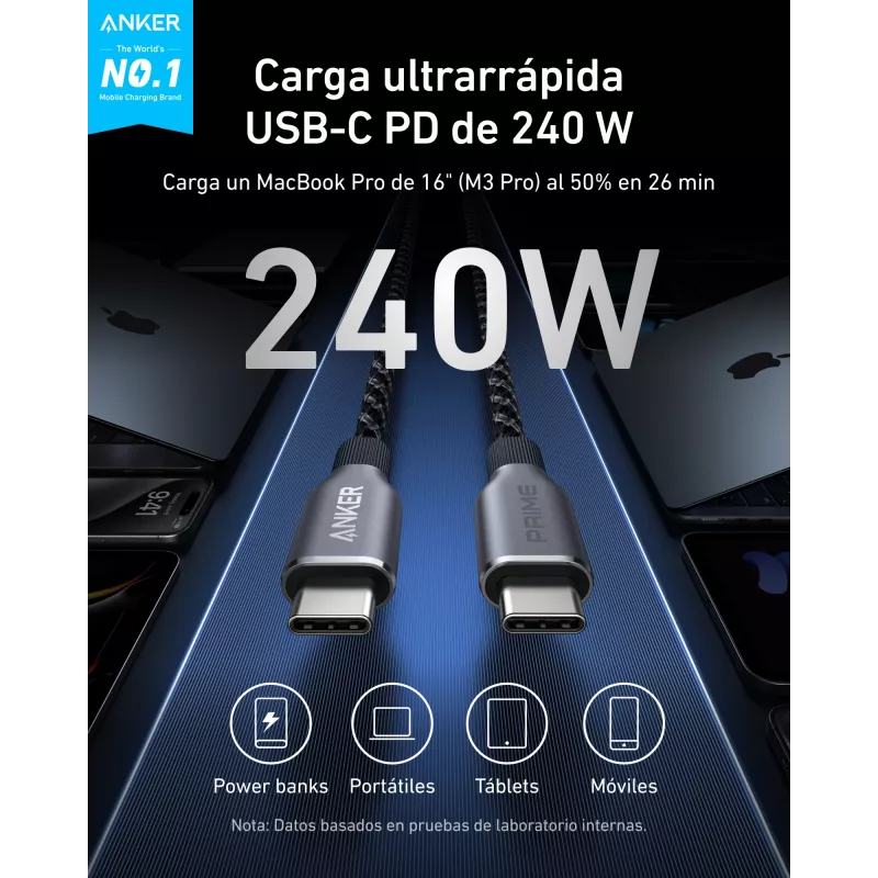 USB-C–USB-C kaabel PLATINET A88E2012 1,8 m USB C — USB andmekaabel