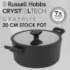 Stockpot Russell Hobbs RH01863EU7 20 cm Crystaltech cookware roostevaba teras klaasist kaas