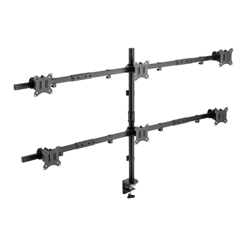 LCD-kinnitus SBOX LCD-352/6-2 17–32-tollistele kuvaritele, 7×7 kg, VESA 100×100