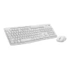 Logitech MK295 Silent – klaviatuuri-hiire komplekt – juhtmevaba – 2,4 GHz – itaalia – valkjas