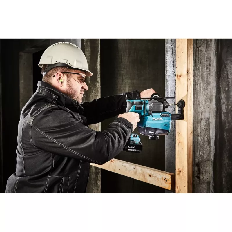 Aku-kombihaamer DHR182ZU, 18 V, pöördhaamer sinine/must, Bluetooth, ilma aku ja laadijata