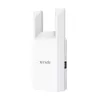 Võrgu repiiter TENDA T10 2.4 GHz Wi‑Fi 4, 300 Mbps, 2 välist antenni, 1x RJ-45, valge