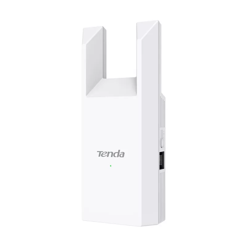 Võrgu repiiter TENDA T10 2.4 GHz Wi‑Fi 4, 300 Mbps, 2 välist antenni, 1x RJ-45, valge