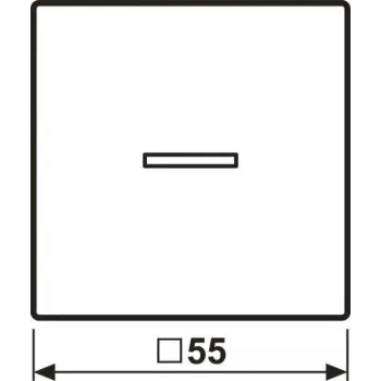Jung HOME push button Single-gang BTAS17101WW 1 (BTAS17101WW)
