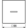 Jung HOME push button Single-gang BTAS17101WW 1 (BTAS17101WW)