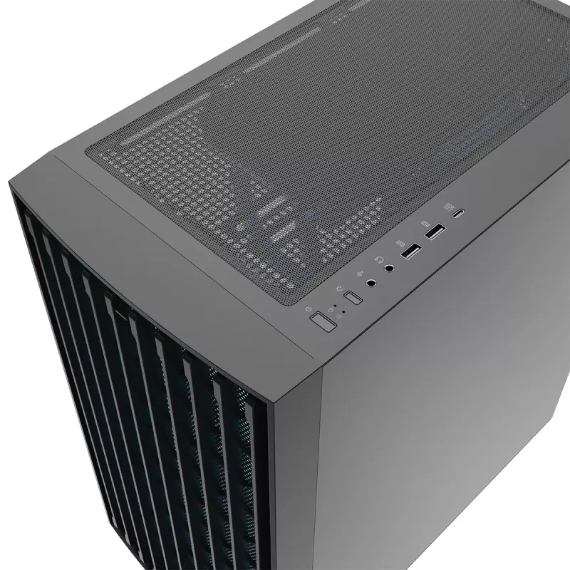 MODECOM BREEZE ARGB Flow MIDI USB 3.0 X 2 USB-C arvuti korpus