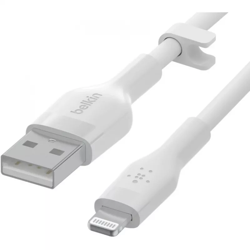 Kaabel Belkin Cbl Scicone USB-A LTG 2M blc Valge USB A USB C Lightning