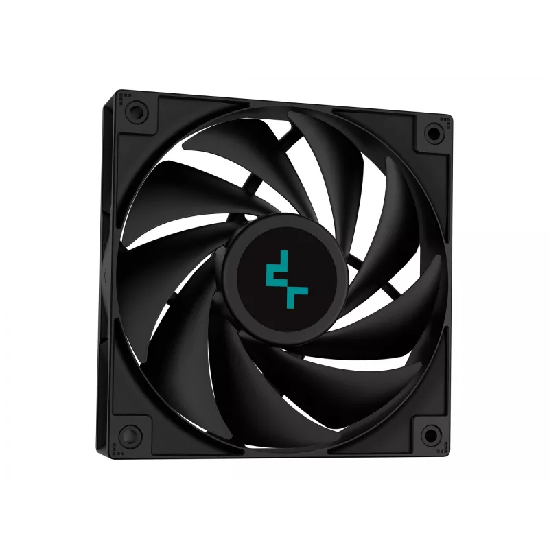 All-in-one vedelikjahuti DeepCool LS520S — 120 mm ventilaatorid, 500–2250 p/min, must, toetab LGA1700/AM5/TR4