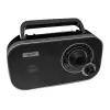 Kaasaskantav raadio Camry CR 1140b — AM/MF, hall, vahelduvvoolu või patareitoide, kompaktne 280×65×113 mm