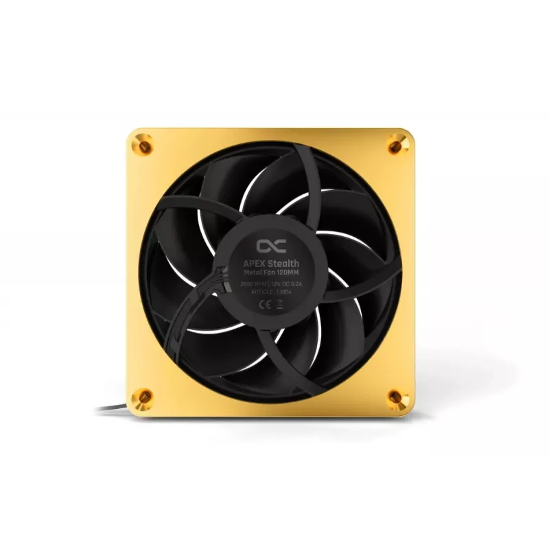 Ventilaatorimoodul Alphacool 13854 Plastik Must Kuldne 12V 320g