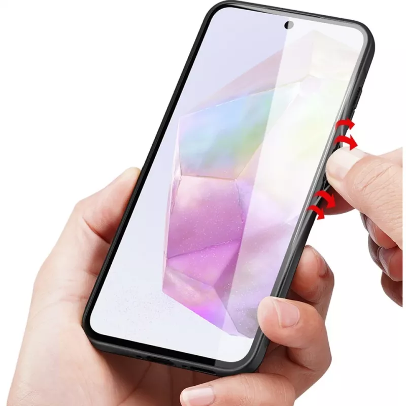 StyleShell NYLO, telefoniümbrismust, Samsung Galaxy A35 5G
