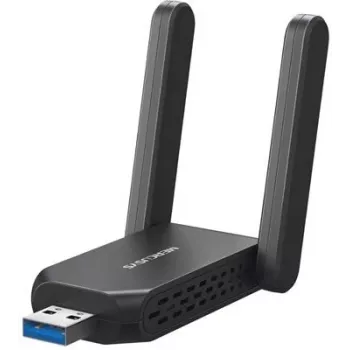 Wi‑Fi USB adapter MERCUSYS MA72XH AX1800 suure võimendusega antennidega, USB-A plug-and-play