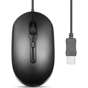 Perixx PERIMICE-222UB hiir optiline vaikne USB-A must - Hiir - optiline (PERIMICE-222UB)