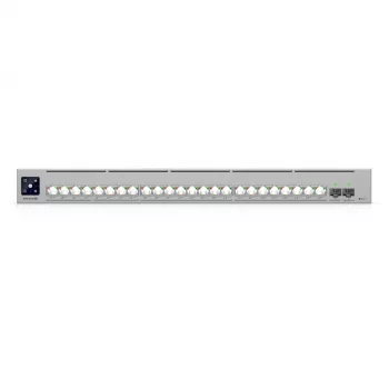 Võrgulüliti Ubiquiti UniFi ECS-24-POE — hallatav L2/L3, 24× 10G RJ-45, PoE, 1U, hall