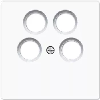 JUNG LS 990-4 SAT2 WW - Valge - Termoplast - tavaline - JUNG - TV + SAT
