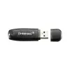 MÄLUPULK VÄLKLAMP USB2 16GB/MUST 3502470 INTENSO
