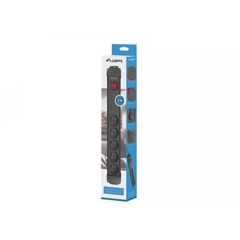 Pikendusjuhe 5.0m 5x230 cz SP1-05E-0500-B