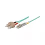 Patchkaabel LWL Dupleks OM3 (Multimoodne, 50/125) LC/SC, LSZH, pööratav polaarsus, 3m, Good Connections®