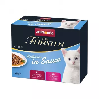 Märg kassitoit animonda Vom Feinsten Adult kotike 85 g — teraviljavaba, sojavaba, 8×85 g (Junior, täisväärtuslik toit)