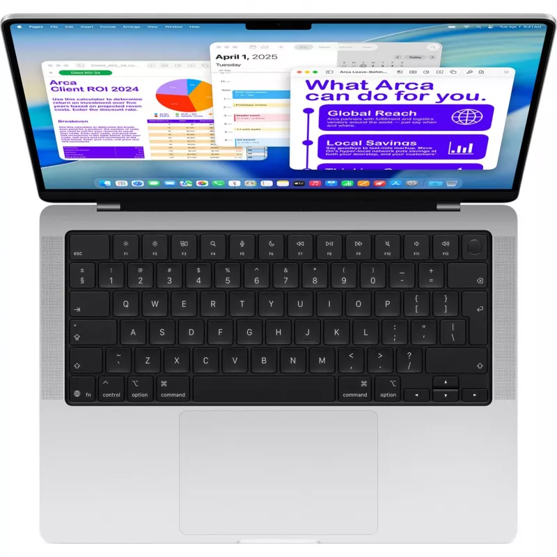 Apple MacBook Pro Space Black MDE04D/A - 35,6 cm (14''), M5 10-tuumaline kiip, 10-tuumaline GPU, 16 GB muutmälu, 512 GB SSD /ilma toiteadapterita