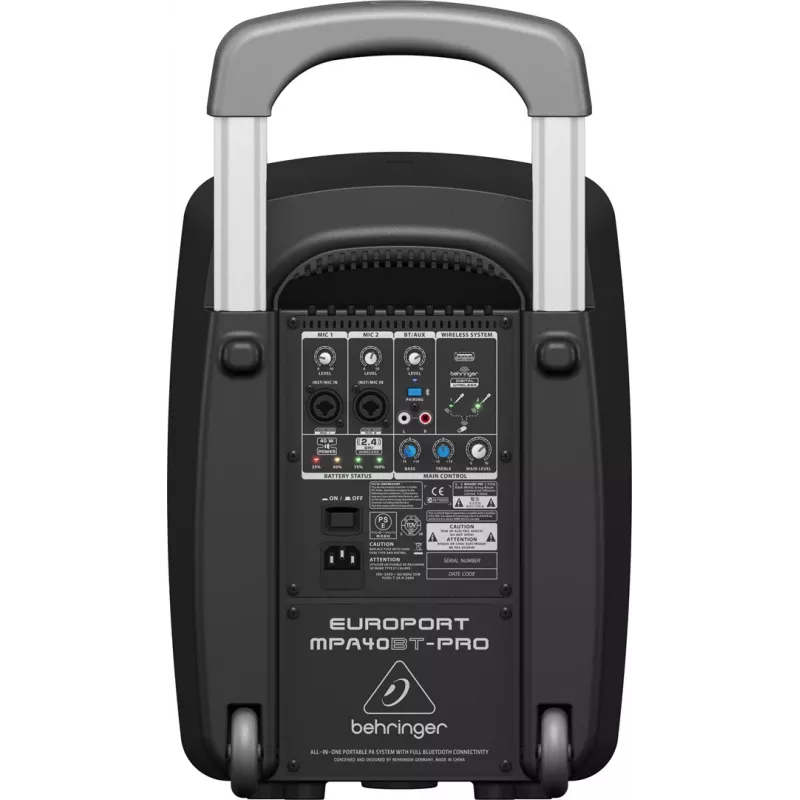 2-suunaline kõlar Behringer Europort MPA40BT-PRO 40W
