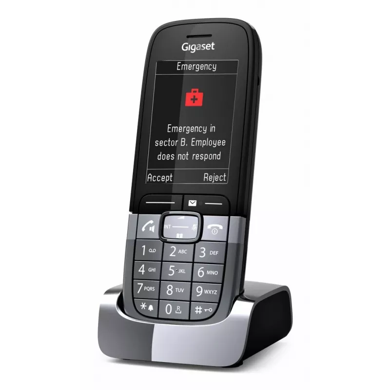 Gigaset SL850H Pro DECT telefon kõne tuvastusega, titaan