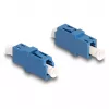 DeLOCK fiiberoptiline adapter LC Simplex emane LC Simplex emasele UPC sinine