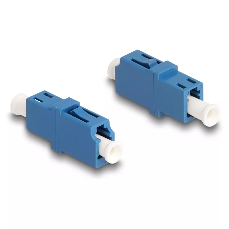 DeLOCK fiiberoptiline adapter LC Simplex emane LC Simplex emasele UPC sinine
