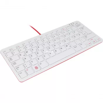Wired USB klaviatuur Raspberry PI klaviatuur DE RB-TASTA01W — USB-ühendus, saksa paigutus